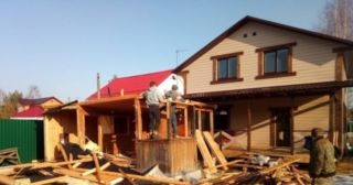 Демонтаж частных домов Королев, цена от 1622 руб.